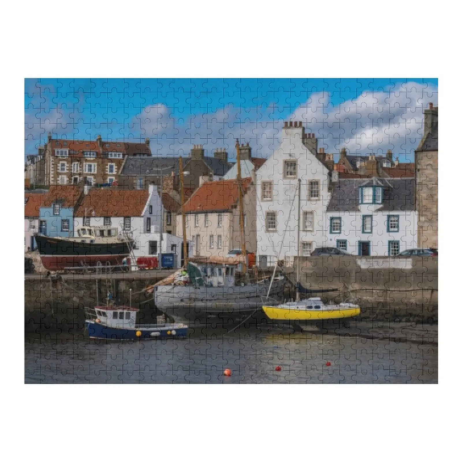 

Головоломка St Monans Harbour East Neuk Of Fife Шотландии, персонализированная головоломка для детей, масштабные моторы, персонализированные идеи подарков, головоломка