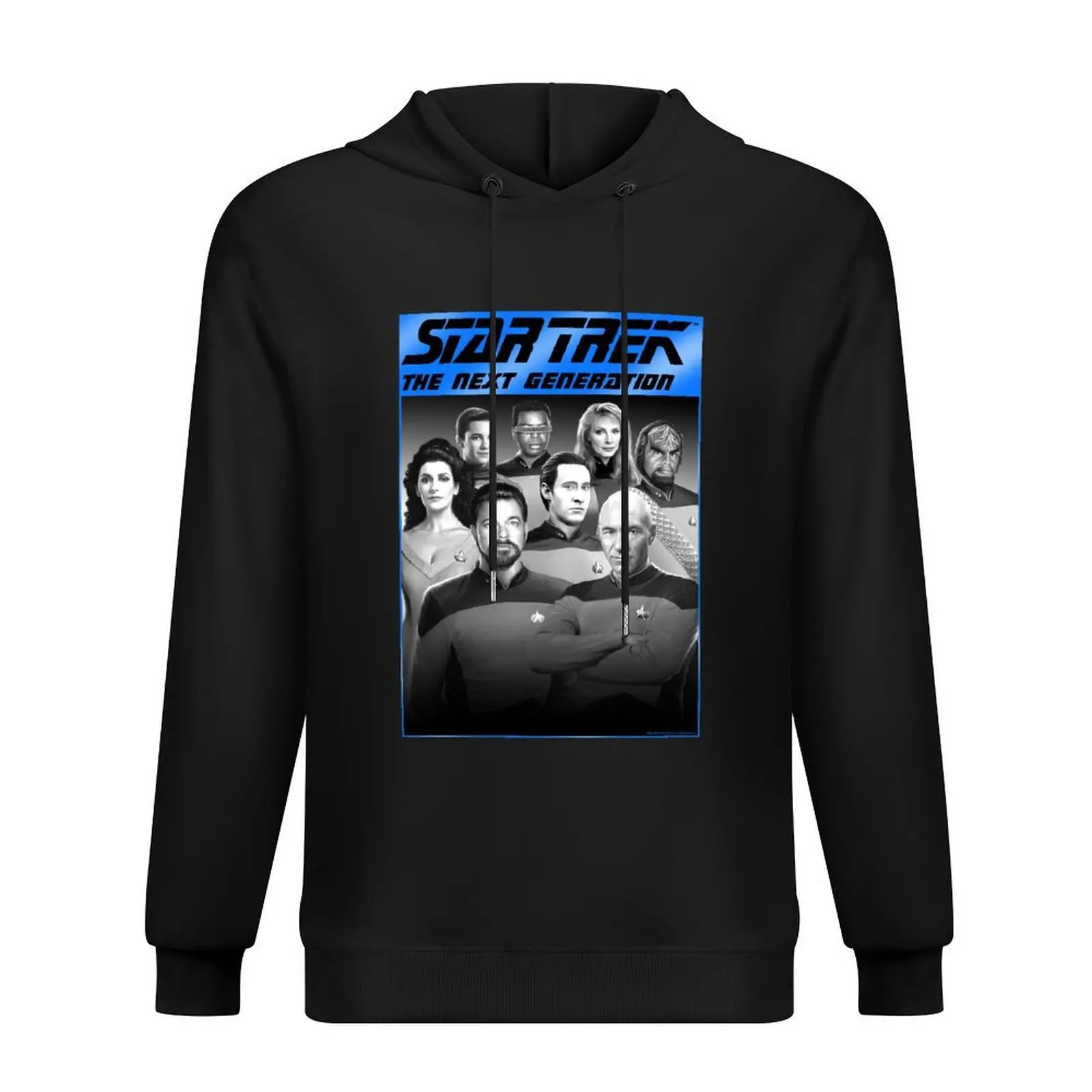 

Star Trek Next Generation Grey Scale Color Pop Poster Hoodie men's sweat-shirt korean clothes men hoodie