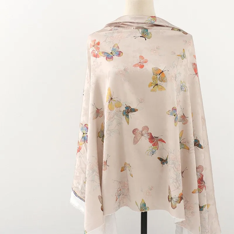 ξ Angyunsha ผ้า jacquard สําหรับ cheongsam Hanfu และชุดเสื้อผ้า Shuangfei สไตล์จีน