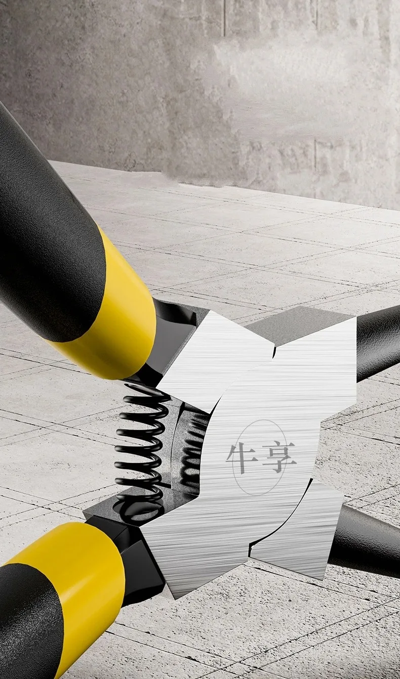 4-teiliges 6/7 Zoll Sicherungsringzangen-Set, Innen- und Außenzangen für Halte- und Schnappringe, Gerade und Gebogene Spitzzangen, Motorrad-Reparaturwerkzeug – Detail 12