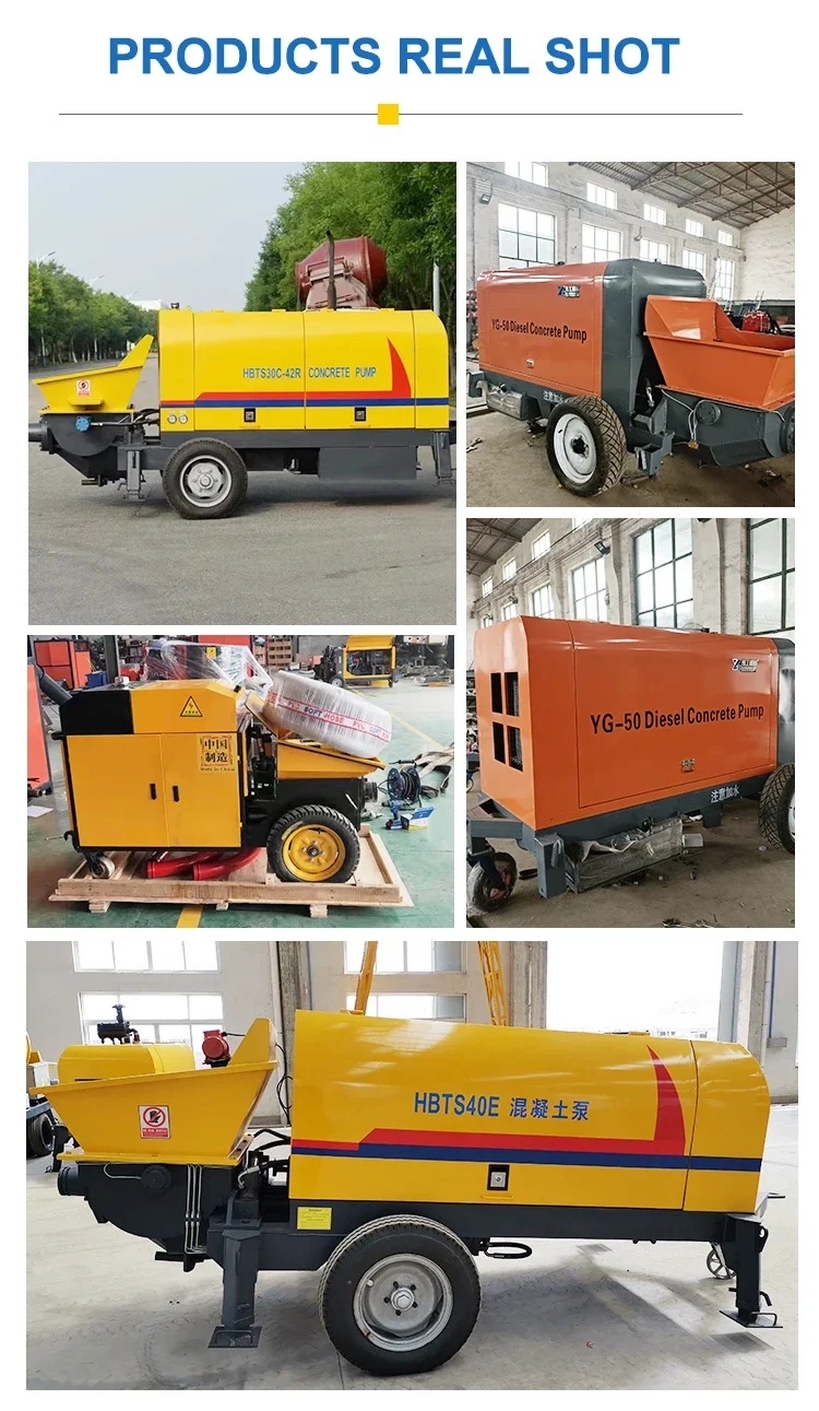 Chiński dostawca Mini betoniarki Maszyny Pompa do betonu