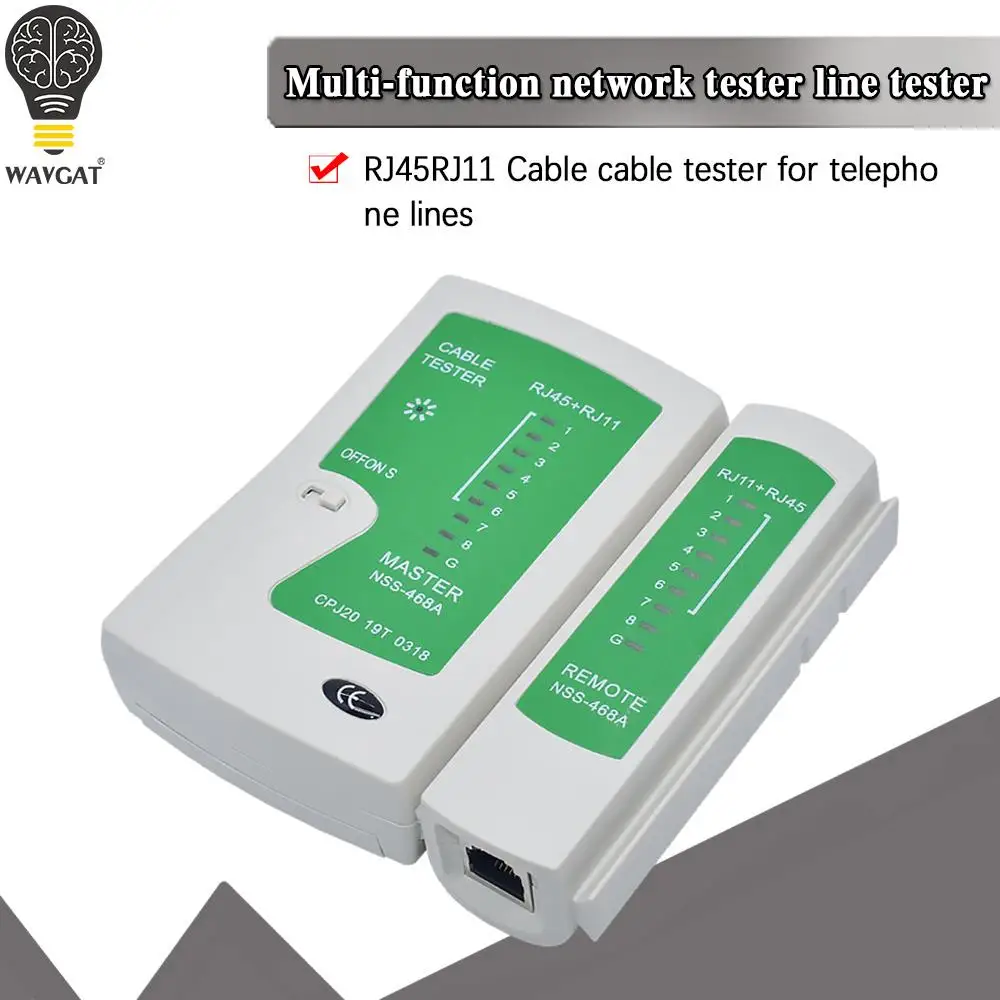 RJ45 RJ11 RJ12 Network Cable Tester Cat5 Cat6 UTP LAN Cable Tester Networking Wire Telephone Line Detector Tracker Tool