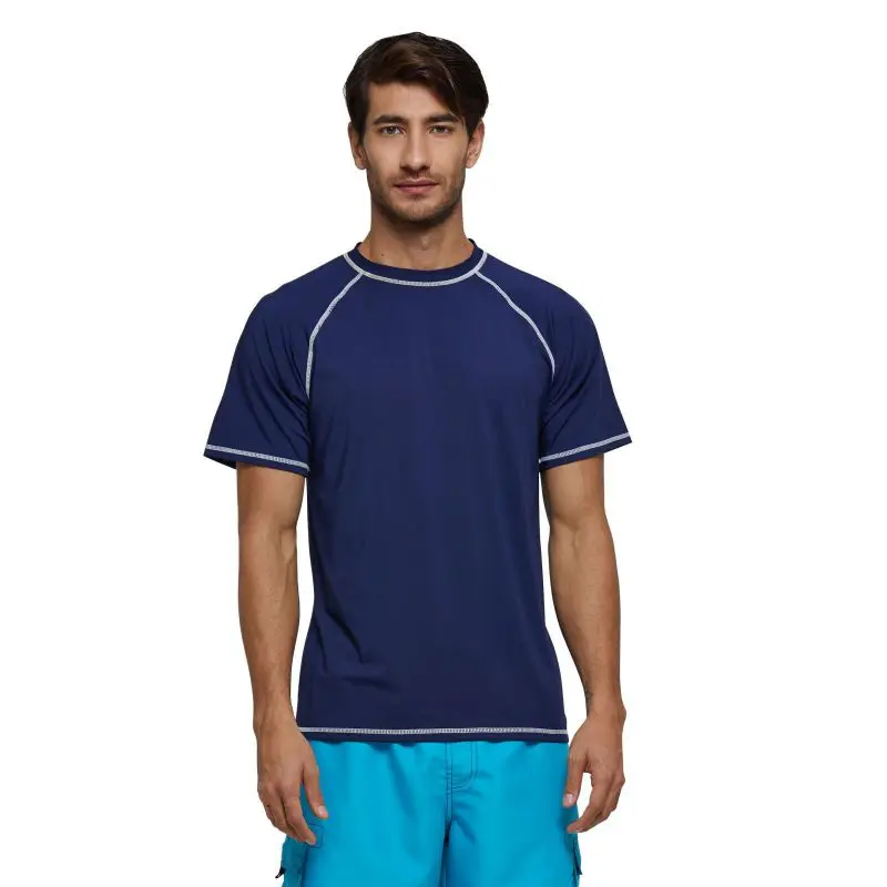 

Male Short Sleeve Quick Dry Breathable Sportswear Summer Men T-Shirts Beach Sports Shirt Outdoor Top