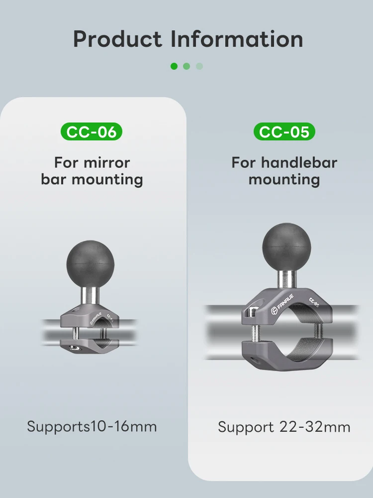 Aluminum Alloy 1inch Ball Mount Base for Bike Motorcycle Rearview Mirror Angled Bolt Head Adapter Holder for RAM MOUNTS