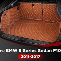 For BMW 5 Series Sedan F10 2011-2017 16 15 14 13 12 Auto Full Coverage Trunk Mat Car Cover Pad Cargo Liner Interior Accessories