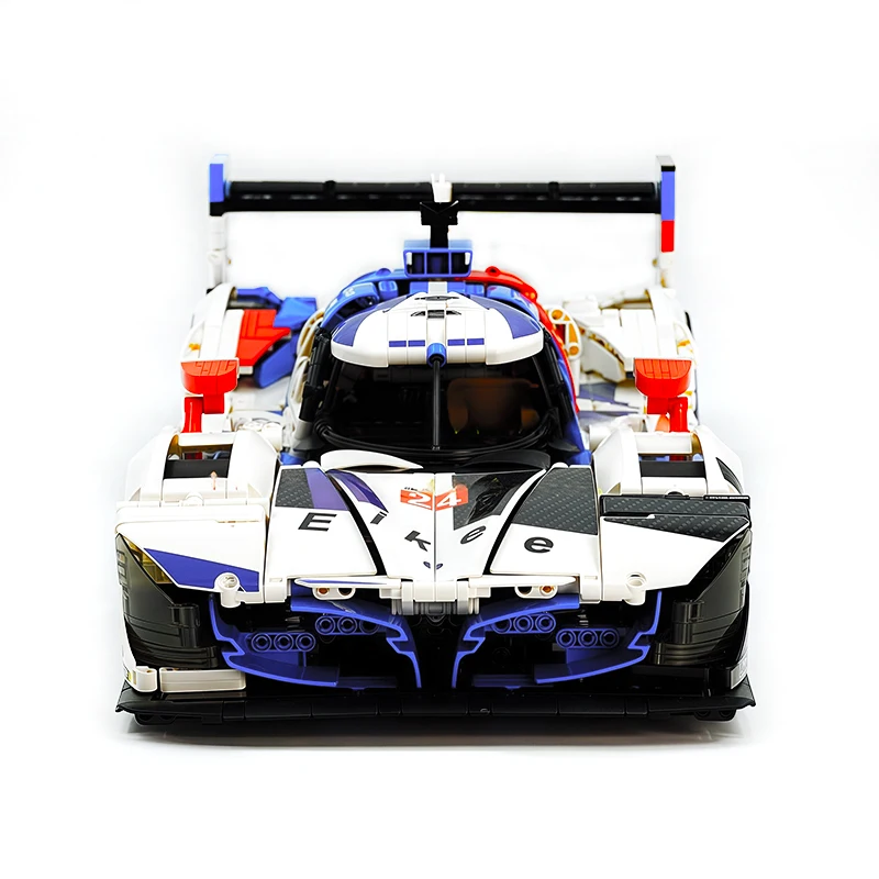 IN VOORRAAD Y18082 MOC 1:8 Technische RC Sportwagen V8 Bouwstenen Bricks Assembleren Model DIY Speelgoed Kinderen Kerstcadeau Sets