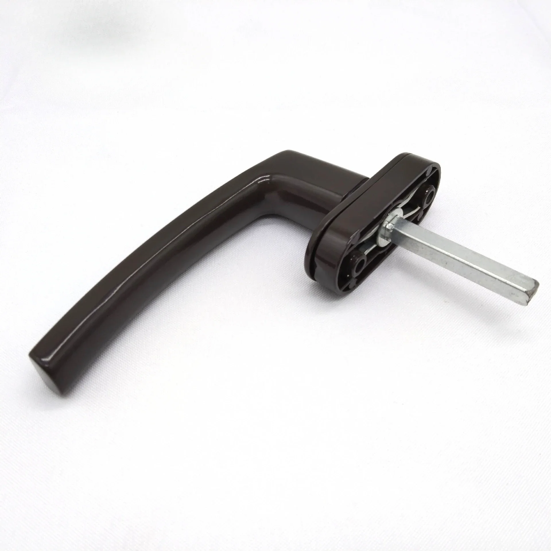 Inside Open Linkage Lever Plastic Steel Window Lock Black Handle