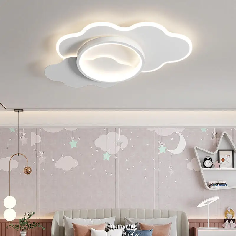الحب سحابة الخماسي Led ضوء السقف لغرفة الأطفال رياض الأطفال الحضانة غرفة نوم الديكور تركيبات الإضاءة الداخلية