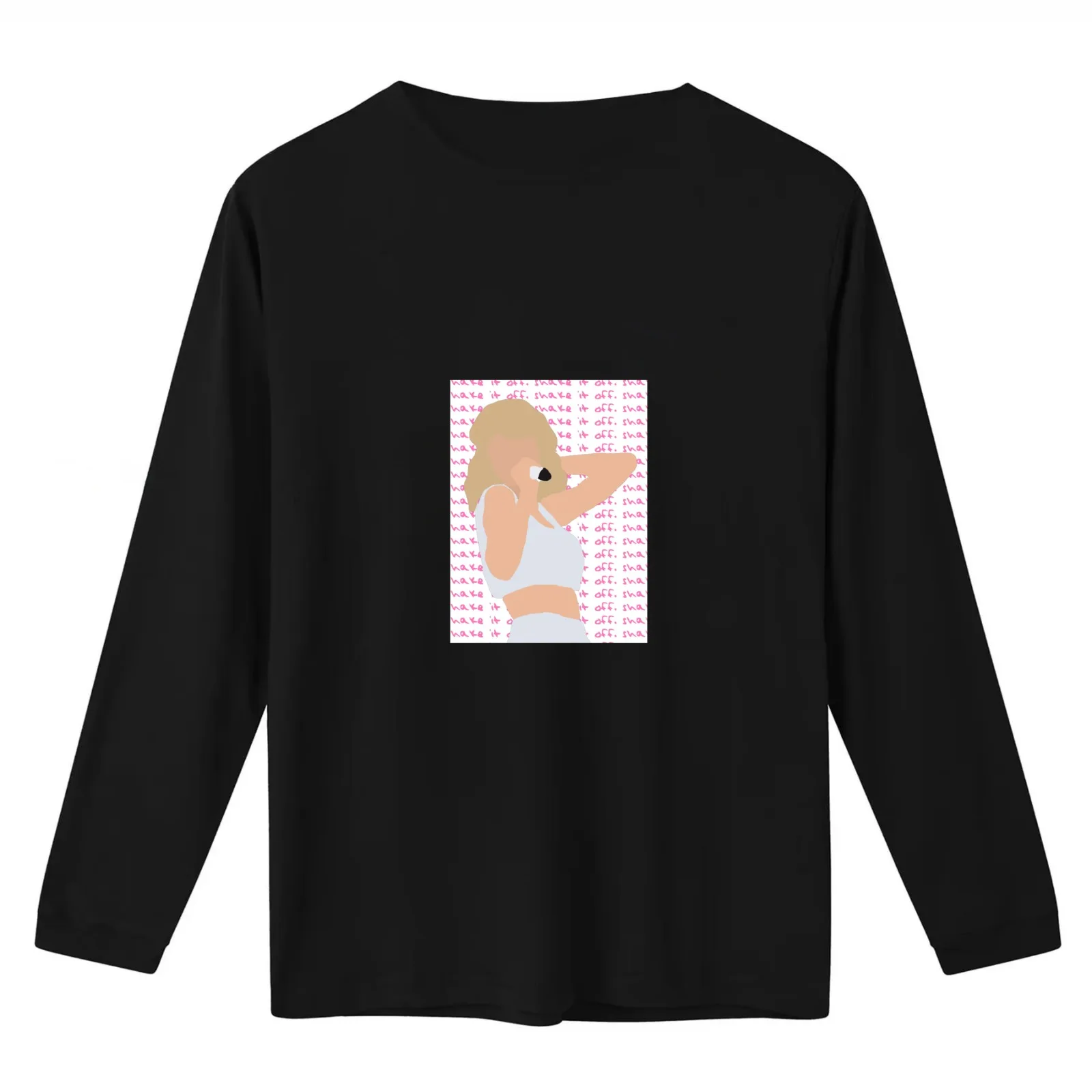 ts shake it off T-Shirt Summer Casual Cotton Tee Oversized Streetwear Tops Vintage Graphic Print Loose Fit Short Sleeve
