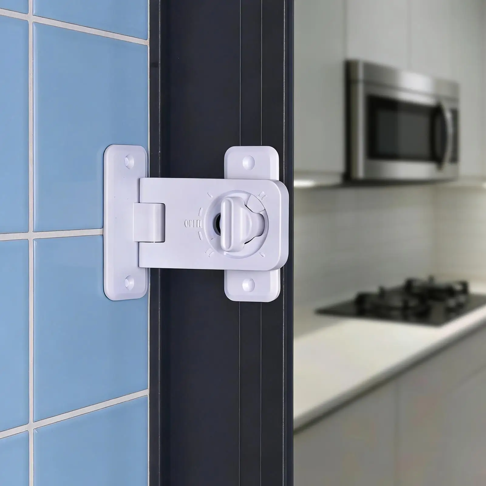 Fridge Child Lock Freezer Locks for Refrigerator Doors Oven Child Safety Lock Oven Baby Proofing Refrigerator Door Safety Locks