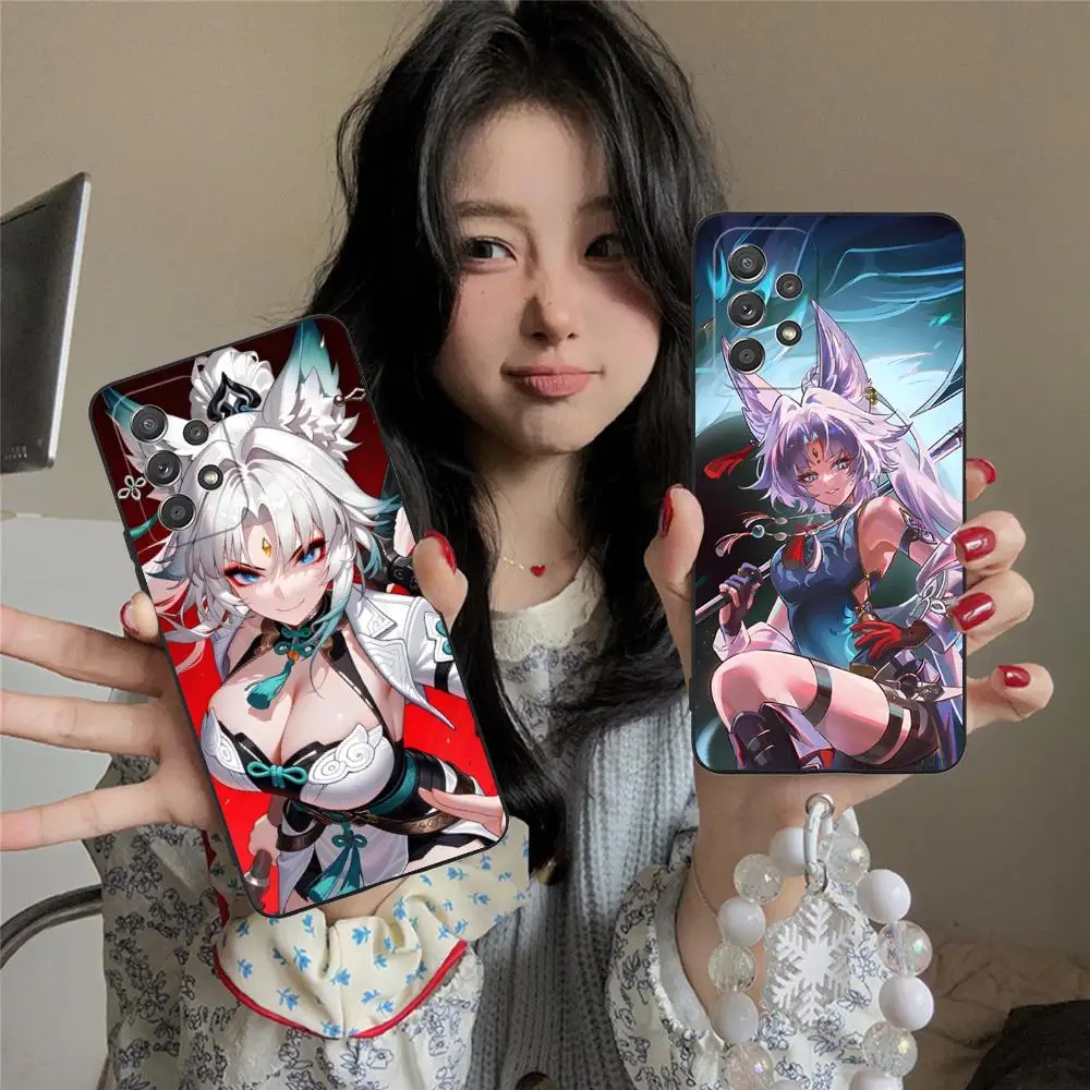 

HSR Feixiao Phone Case for Samsung Galaxy M55 54 42 35 34 33 32 23 22 15 14 13 12 F55 5G Soft TPU Shockproof Cover