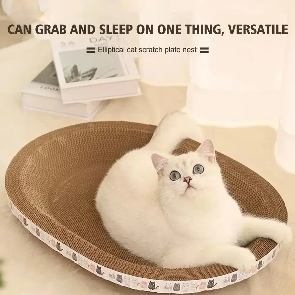 Cat Interactive Toy Rascador Para Gatos Cat Scratching Board Cat Scratcher Corrugated Cardboard Claw Grinding Cat Bed Nest