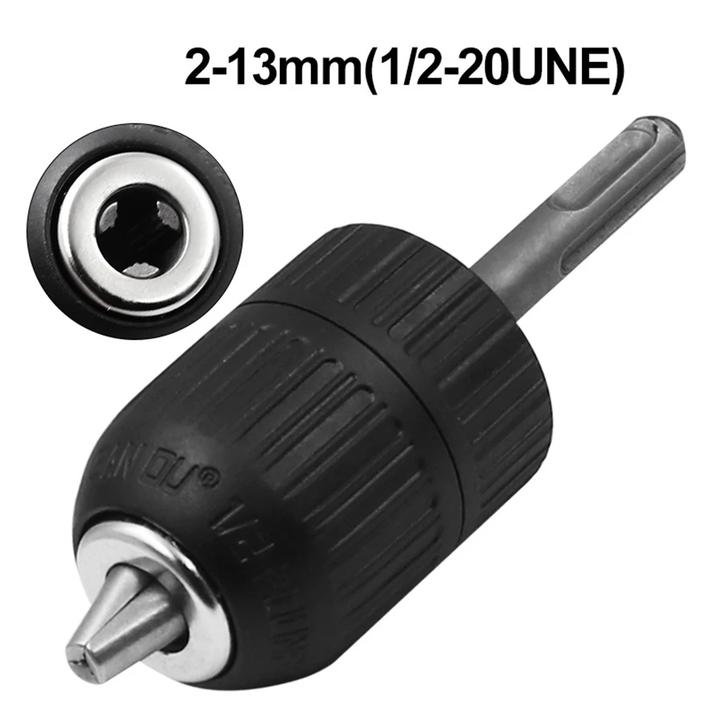 

2-13mm Drill Chuck Keyless Screwdriver Impact Driver Adaptor Adaptor Cordless Hammer Drill Hardware Power Tool