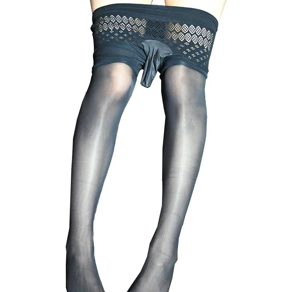 

Мужские закрытые чулки, колготки, прозрачные сетчатые ажурные колготки, чехол для пен, мошонка, носки, брюки