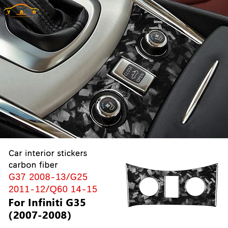 

Car Interior Accessories For Infiniti G37 08-13 G35 07-08 G25 11-12 Q60 14-15 Seat Heated Control Panel Sticker