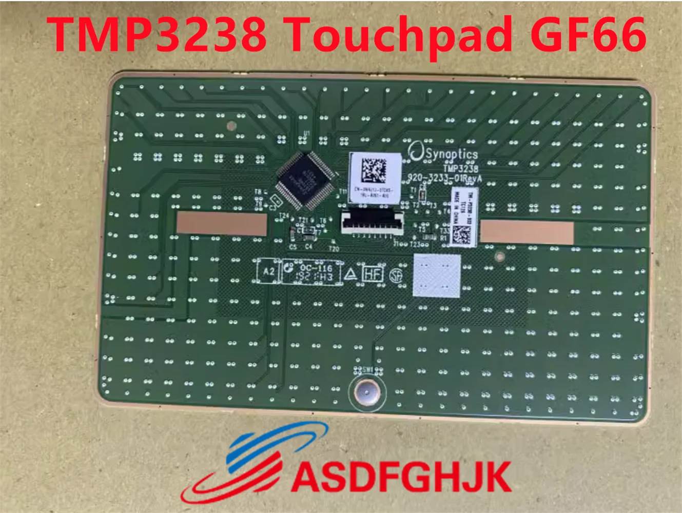 Original TMP3238 Touchpad GF66 MS-1581 MS-158K Laptop touchpad Black TMP3238 test OK shipped