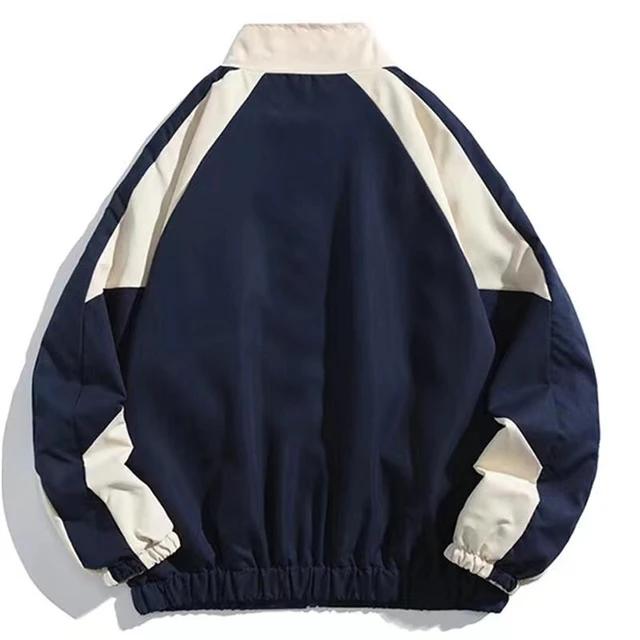 Reflective Striped Jacket 2023 Men Hip Hop Streetwear Coat Zipper Up Jacket Windbreaker Harajuku Thin Coats Sports Black Blue AliExpress