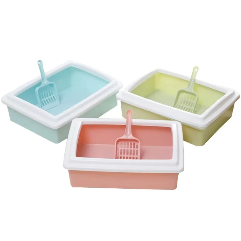 

Best Seller Plastic Cat Litter Box with Scoop