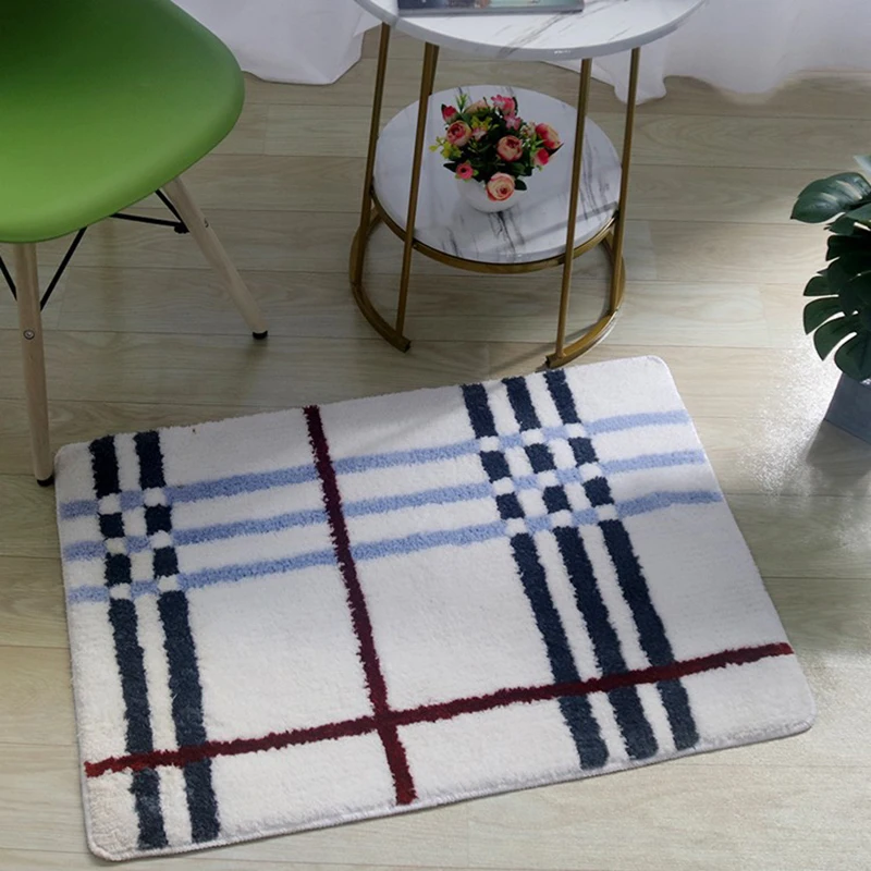 

Explosive home rectangular simple geometric design carpet mat wholesale 80x50