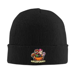 Burgerpommes Icrimax Anime Cartoon Beanie Hats Bonnet Hats Men Women Vintage Outdoor Sport Knitted Hat Winter Elastic Caps