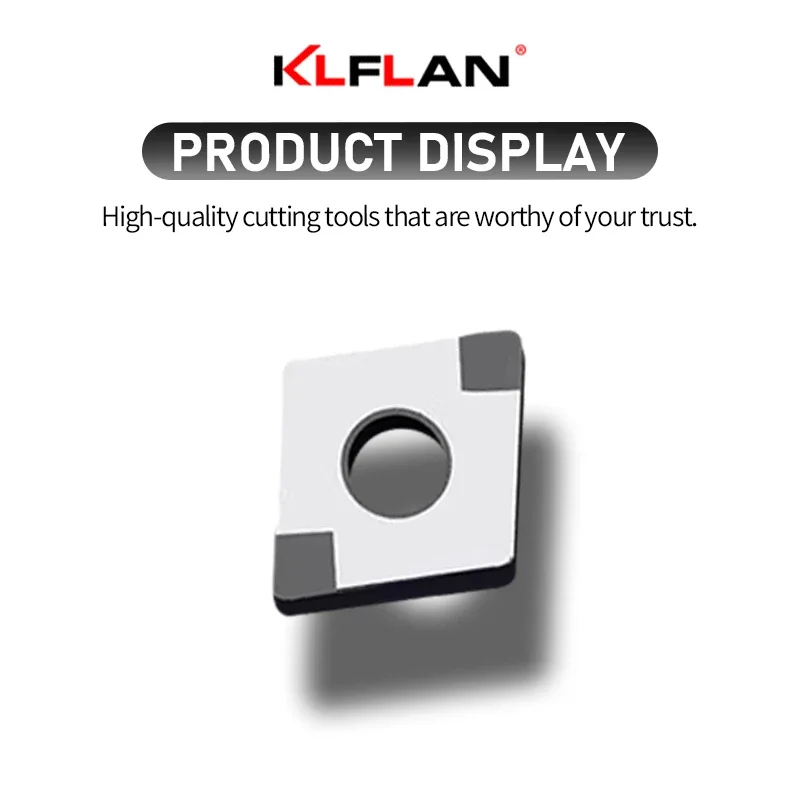 KLFLAN CBN إدراج التصنيع باستخدام الحاسب الآلي مخرطة أداة مكعب نيتريد البورون تحول لقطع الحديد الزهر الصلب TNGA CNGA VNGA WNGA #3