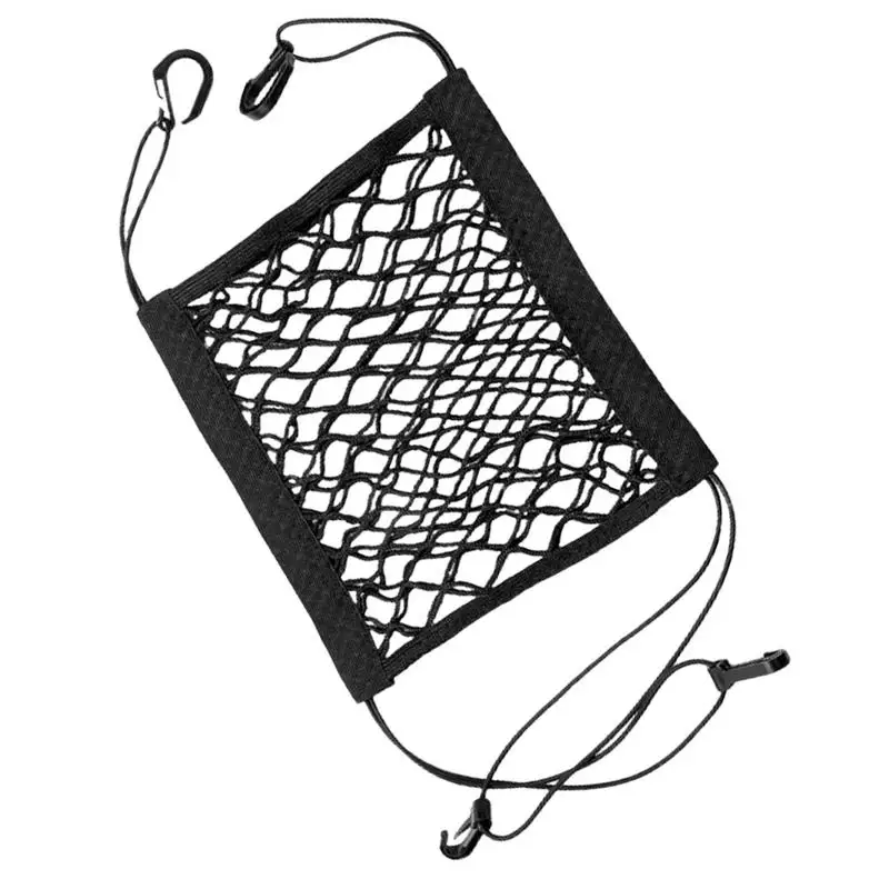 Storage Mesh Motorcycle Double Layer Cargo Hat Net Multifunctional Cargo Hat Net High-Elastic Bungee Expansion Organizer