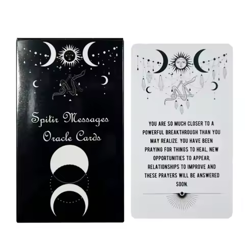 Spirit Message Oracle Cards A 54 Tarot Cards English Version For Fortune-telling Party Board Game Card Deck Divination Fate