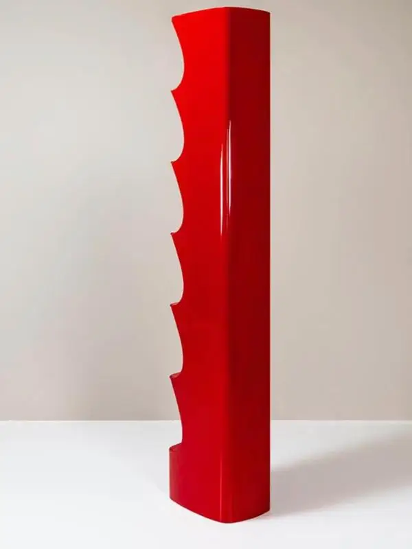 رف كتب من الخشب الصلب لغرفة المعيشة، رف شق للخزانة المزخرفة #3