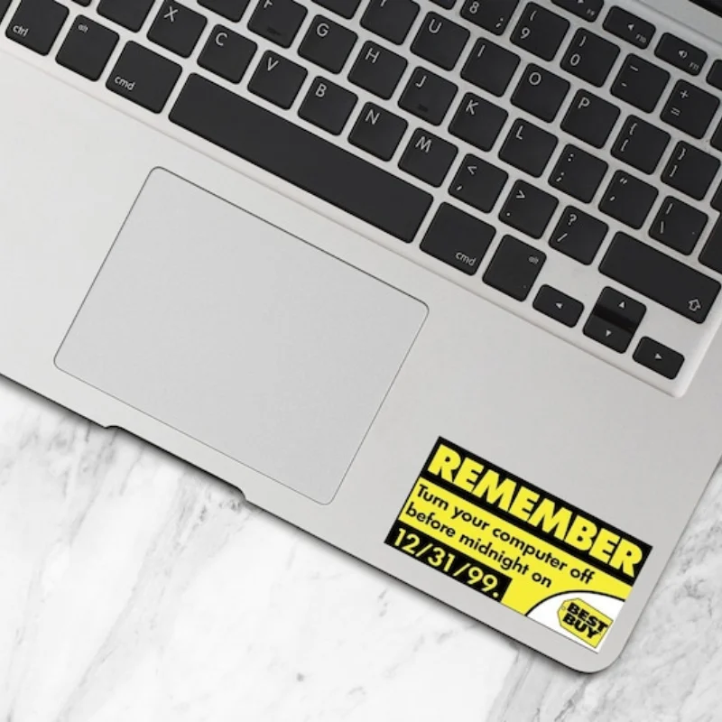 

Интересные 90-летние компьютерные наклейки Y2K Bug подходят для ноутбуков, бутылок с водой, автомобилей, наклейки для багажа и ноутбуков.