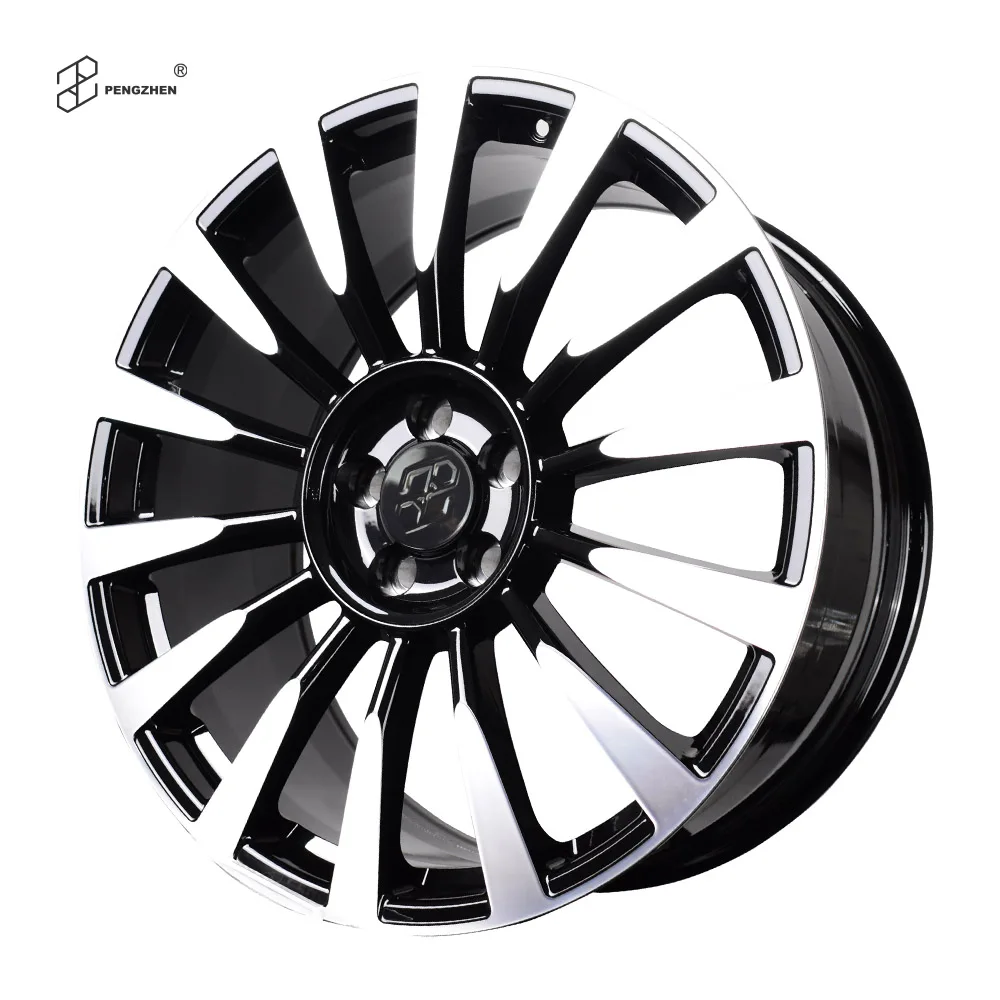 Hot Selling Diamond Cut Glossy Black Multi Spoke Forged 5x120 20 21 22 23 24 Inch Rims Wheels Jant for Range Rover L460