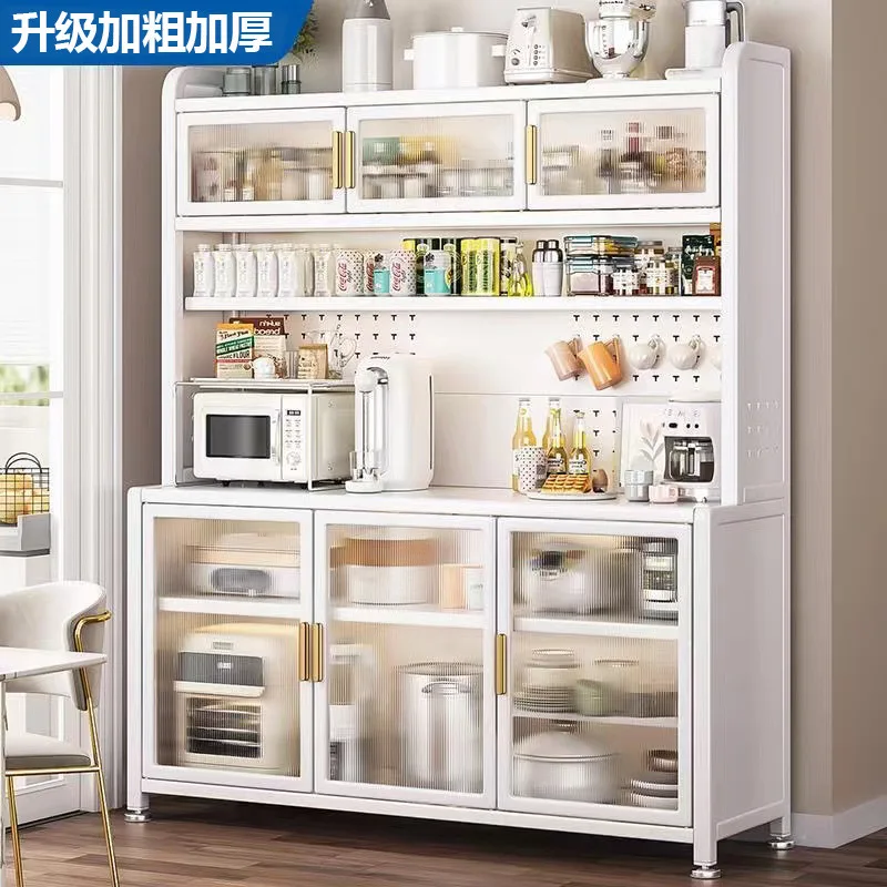 خزائن تخزين جانبية للمطبخ، وخزائن، وأرفف متعددة الوظائف