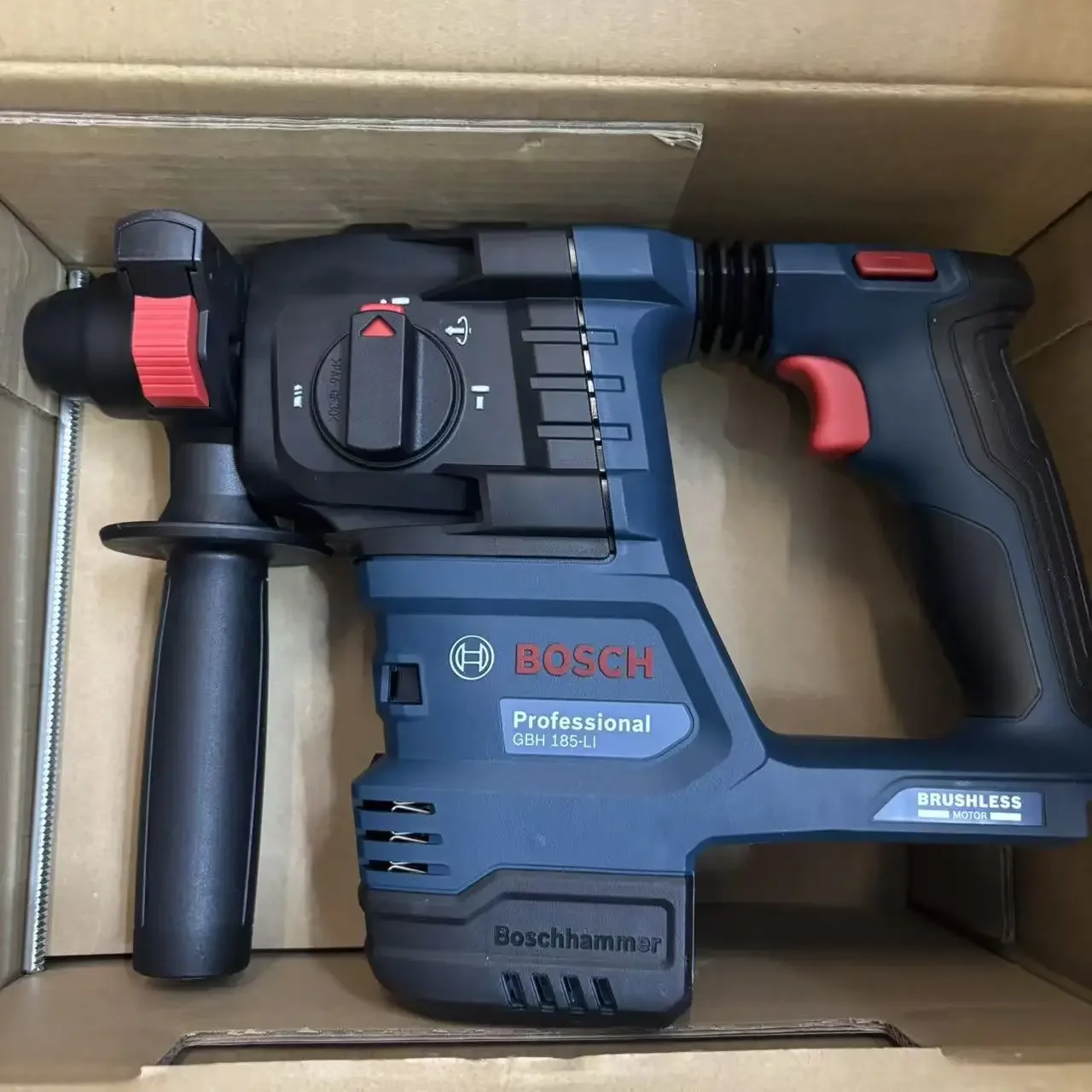 New Bosch GBH185-LI Cordless Impact Hammer, High Torque & Low Vibration, for Concrete Drilling & Demolition Tasks