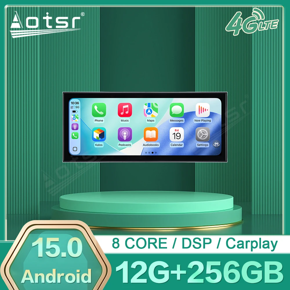 

For Mitsubishi Lancer Fortis 2007-2012 15.8 Inch In-Dash Touchscreen Car Radio GPS Nav Carplay Android Auto Plug & Play Upgrade