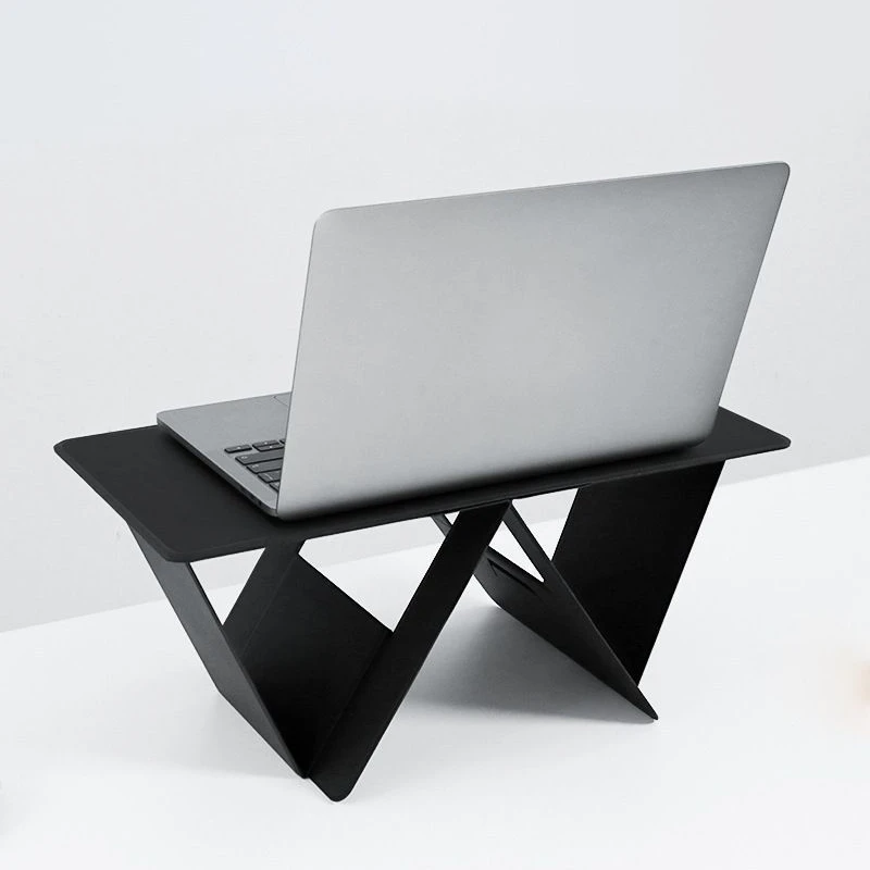Car Table Folding PU Leather Multifunctional Portable for Work Dining Study Travel Front Rear Seats Hidden Storage Home Use Tray