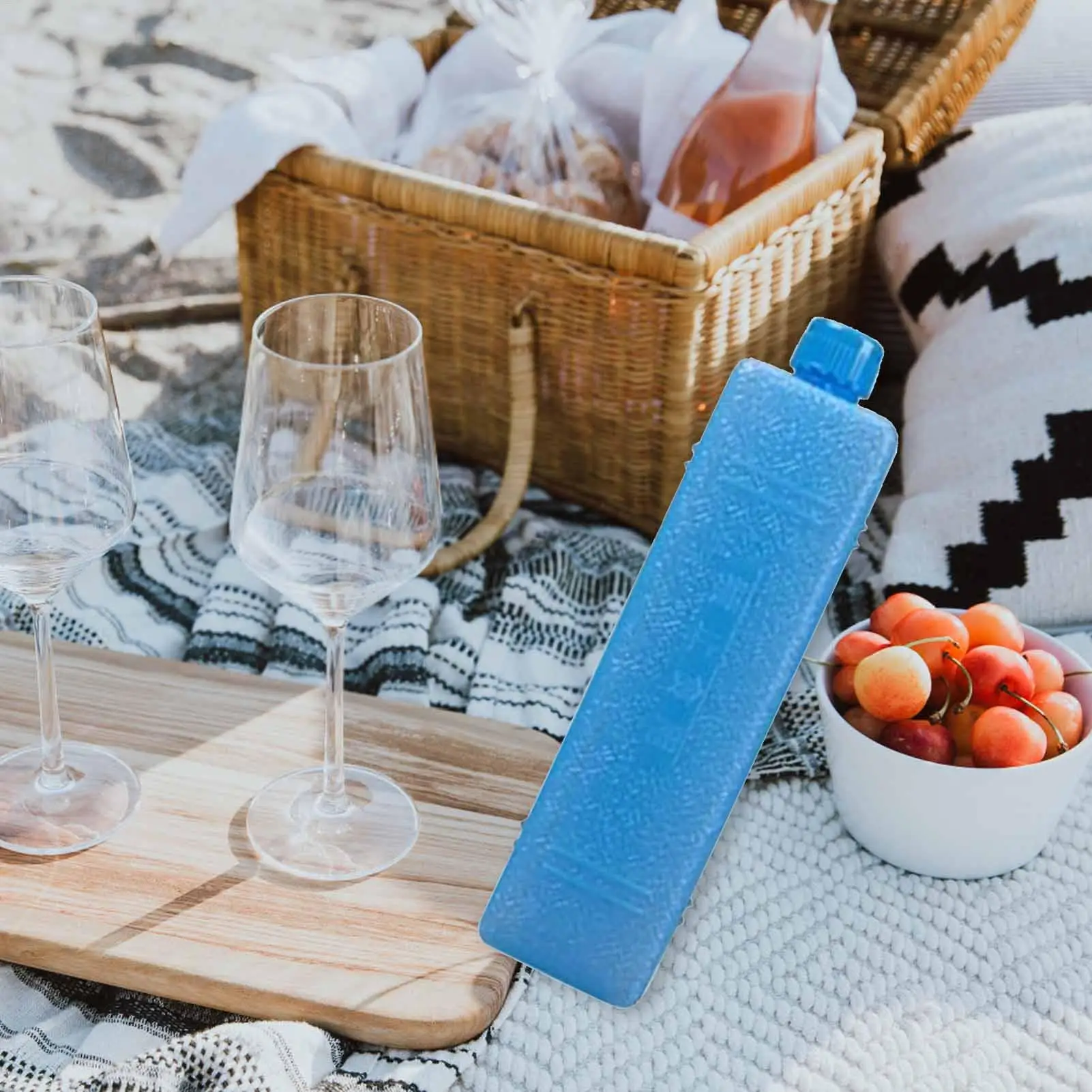 ReusableIce Freezer Pack Refrigerator Ice Blocks Ice Crystal Box Cold Freezer Pack Picnic Fresh Food Cooler Water Injection Box
