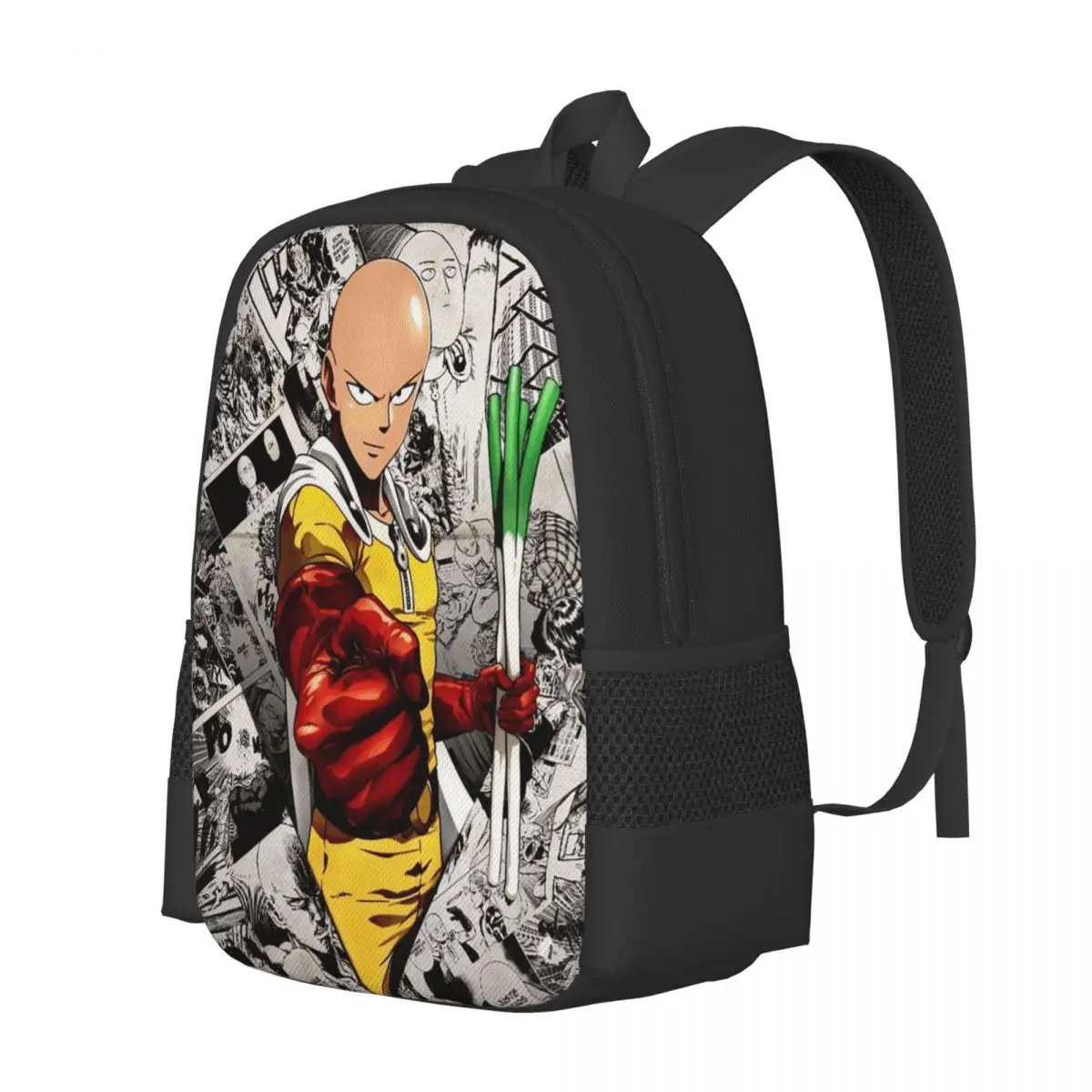 Anime One Punch Man Student Backpack School Bag Hiking Travel Daypack for Boys Girls Fashion Bookbag Shoulder Bags