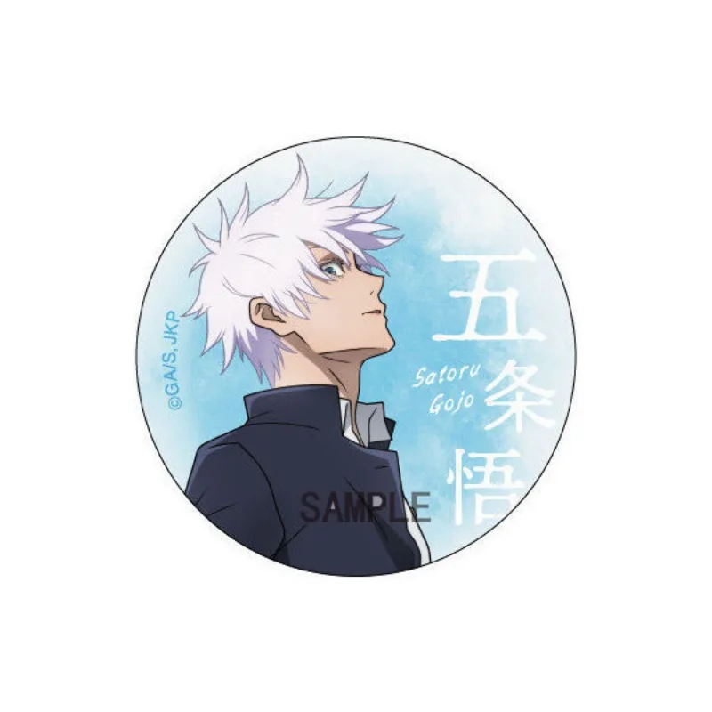 Gojo Satoru Geto Suguru Anime Badge JJK 58mm Round Brooch Cartoon Goods Kawaii Bag Pendent Decor Accessories Collection Gift