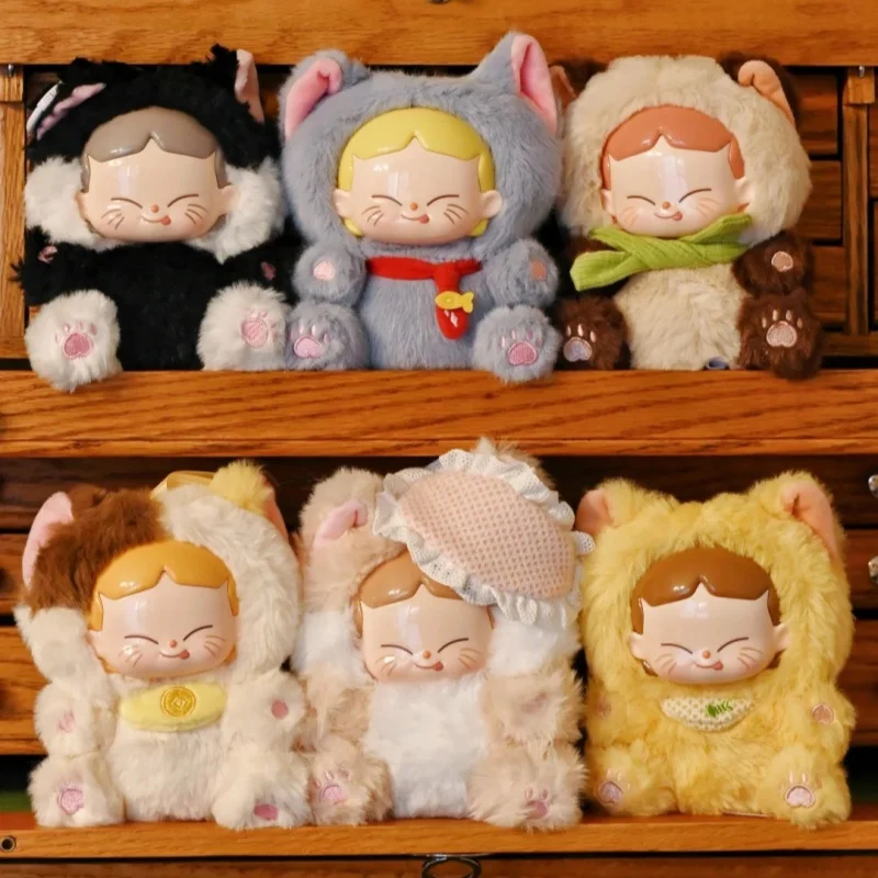 

Аутентичная глухая коробка из серии Mika Business, милая виниловая плюшевая сумка ручной работы, кулон, кукла, подарок на день рождения, загадочная коробка