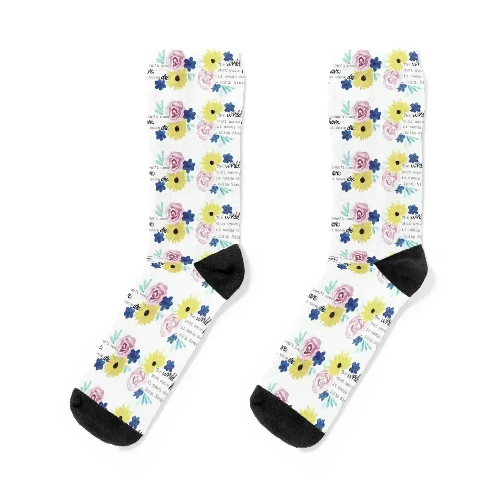 

The World Needs Who Women Are Socks hiphop Christmas cotton fashionable Men's Socks Luxury Women's