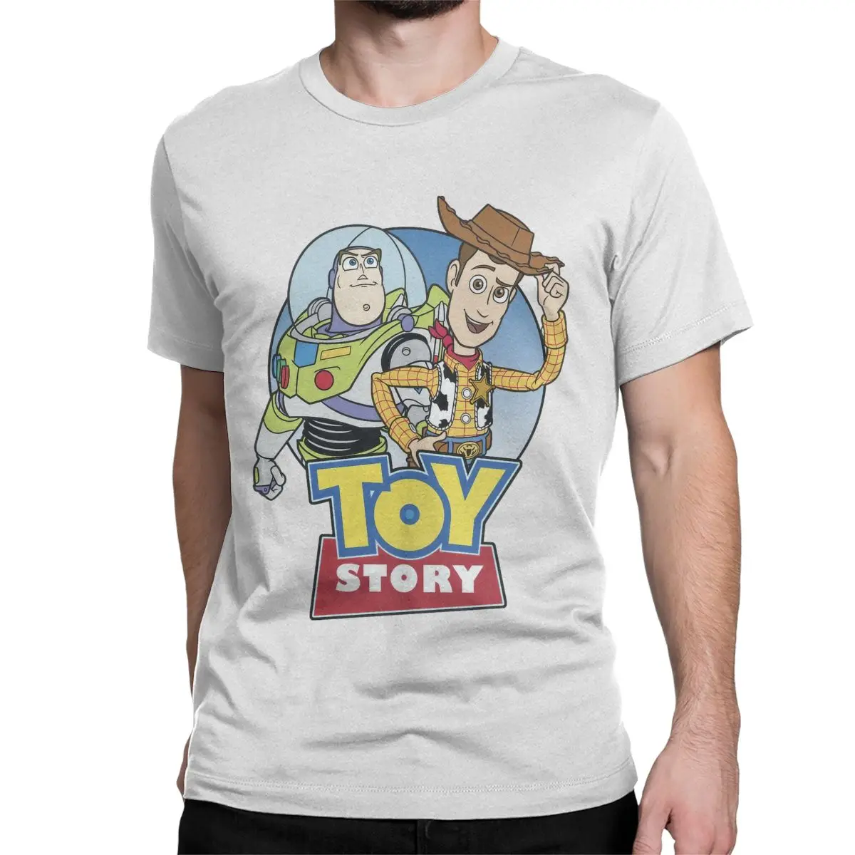 Toy Story Woody Buzz Lightyear Men Women T Shirt Funny Tees Short Sleeve Crew Neck T-Shirts 100% Cotton Gift Idea Clothes