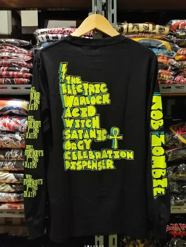 Rob Zombie Alien Erotic Long Sleeve Band Tee All Size S-5XL