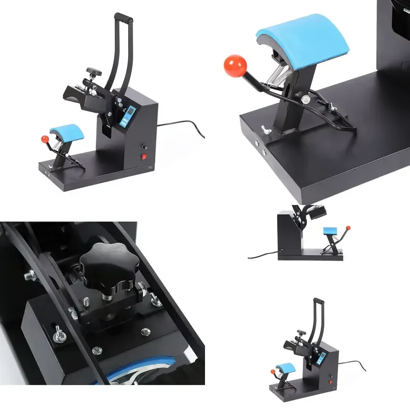 Machine de presse à chaud pour casquettes, machine d'impression par transfert thermique pour casquettes, équipement d'impression de casquettes DIY, machine d'impression de casquettes de golf