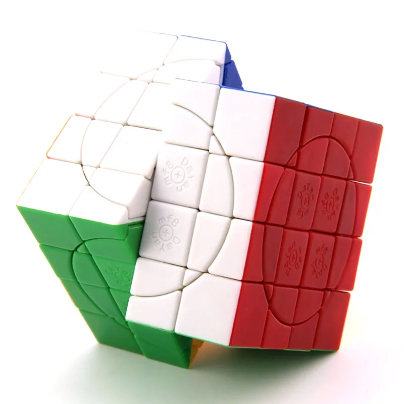 Mf8 Dayan Speed 4x4 Cube Magic Within Magic Cube Solid Color Stickerless  Large Circle High Difficulty Alien Puzzle Collection