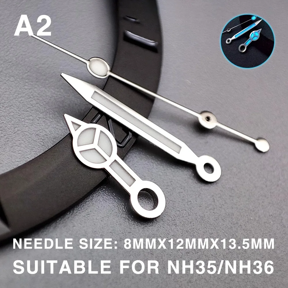 Modified Accessories NH35 Hands Luminous Mercedes/Seahorse/Watch Hands fit NH36/4R movements