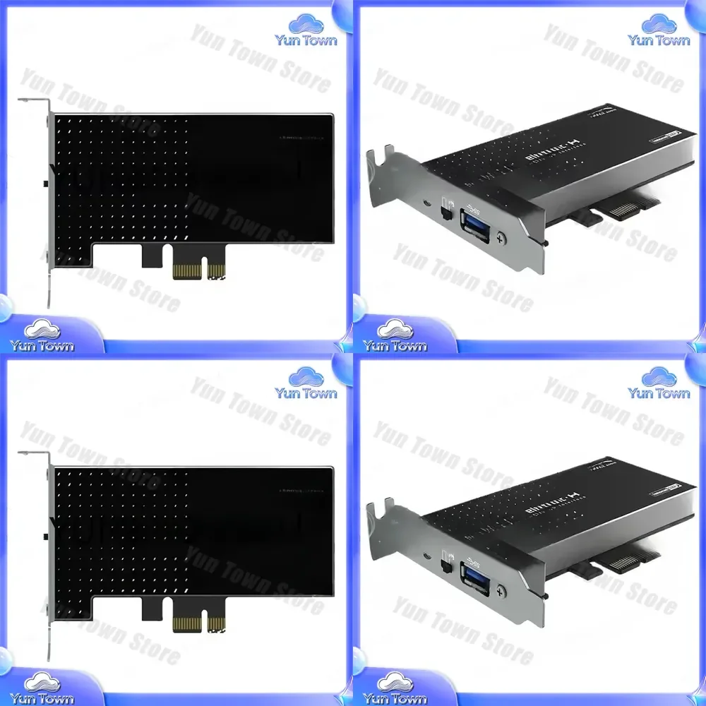 for Clock Matrix Element H Hi-Fi USB 3.0 Interface Expansion Card for Crystek Femtosecond Audio Equipment PCIE Sound Card DAC