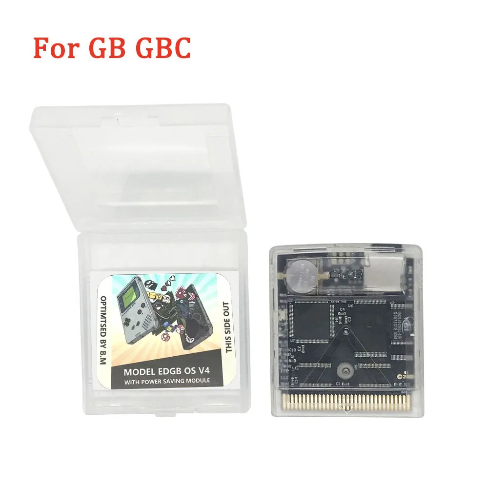 

Customized EDGB OS V4 Game Cartridge Card for Gameboy GB DMG GBA GBC GBASP GBL Power Saving Game Cartridge Card with 4G tf Card