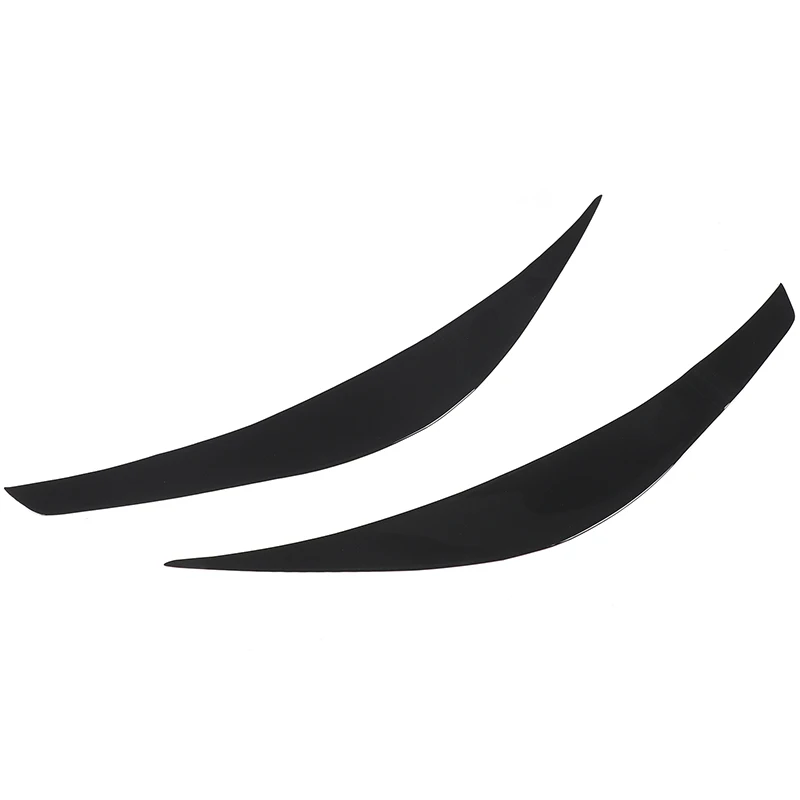 For Hyundai Veloster 2011-2017 PVC Black Epoxy Resin Car Headlight Eyebrow Trim Sticker Car Accessories 4
