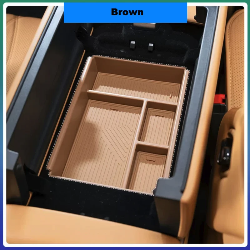 ل Voyah Dream 2025 صندوق تخزين مسند الذراع التحكم المركزي تنظيم صندوق تخزين الملحقات #5