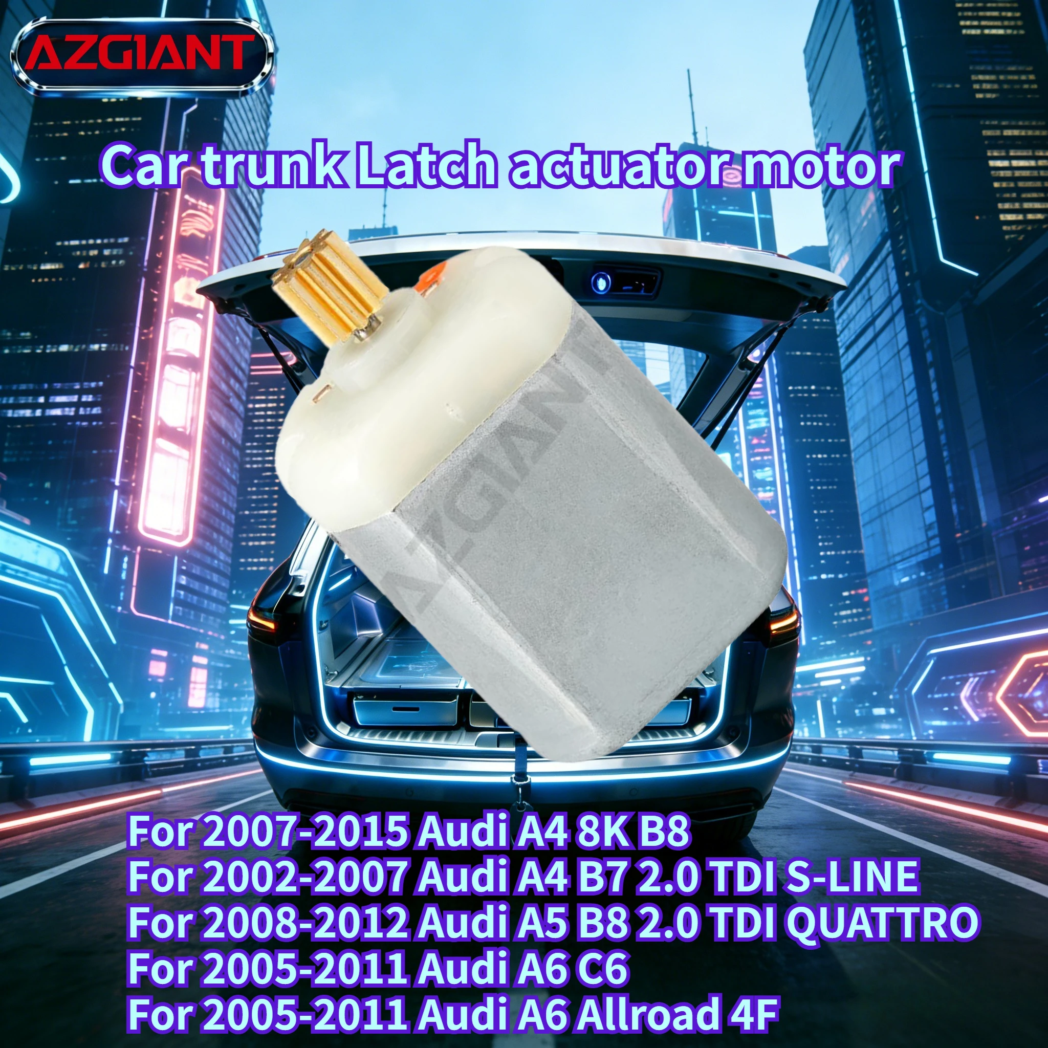 

For 2007-2015 Audi A4 8K B8/A4 B7 2.0 TDI S-LINE 2002-2007 Car Trunk Latch Lid Lock Release motor New high-quality parts OEM