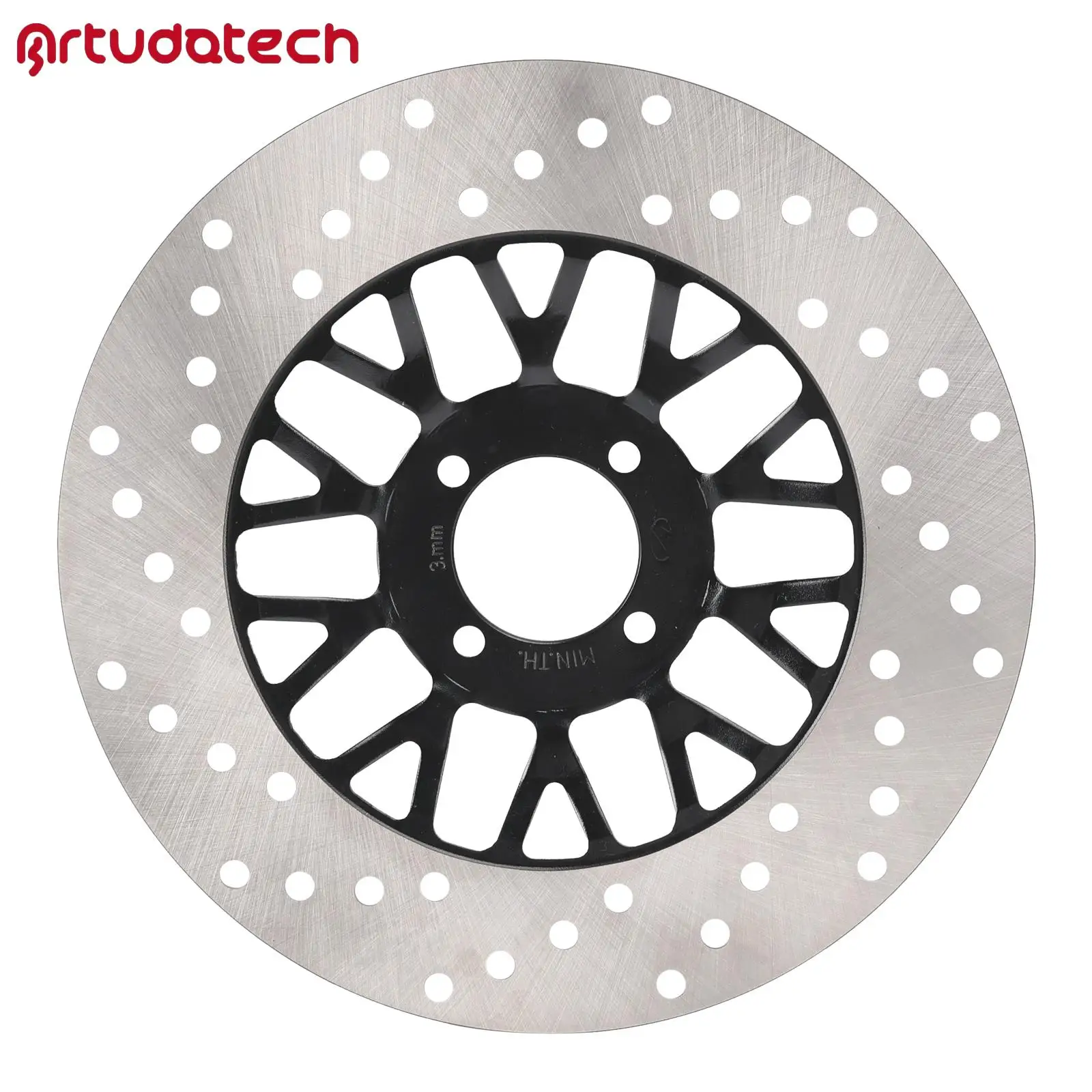 Rotor de disco de freno sólido delantero de 265 mm para Motomel Skua 150 V6 Motos Coyote
